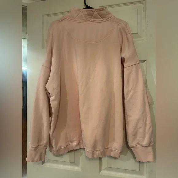 Aerie Light Pink Waffle Knit Pullover - Picture 3 of 3